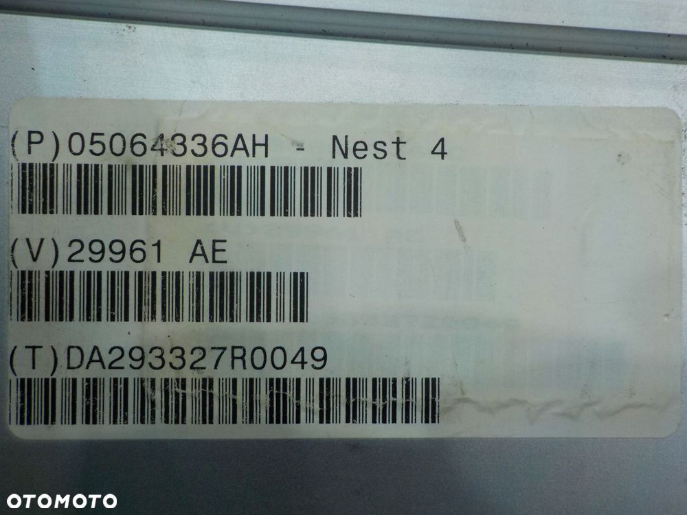 CHRYSLER 300C 3.0 V6 09r SEDAN 4D wzmacniacz 05064336AH - 4