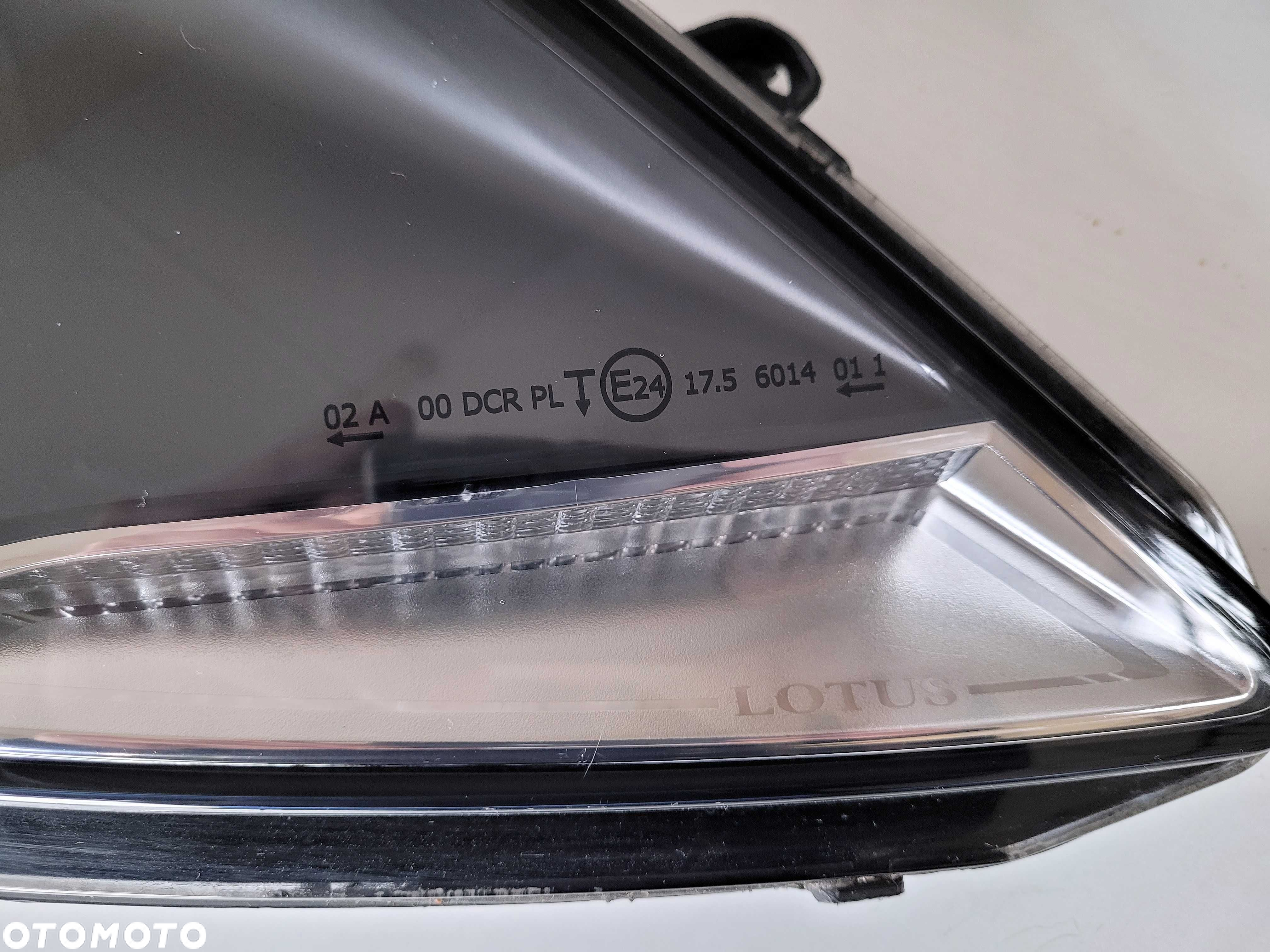 LOTUS EVORA - lampa przednia LEWA PRAWA xenon led kompletny EU z LOGO - 2