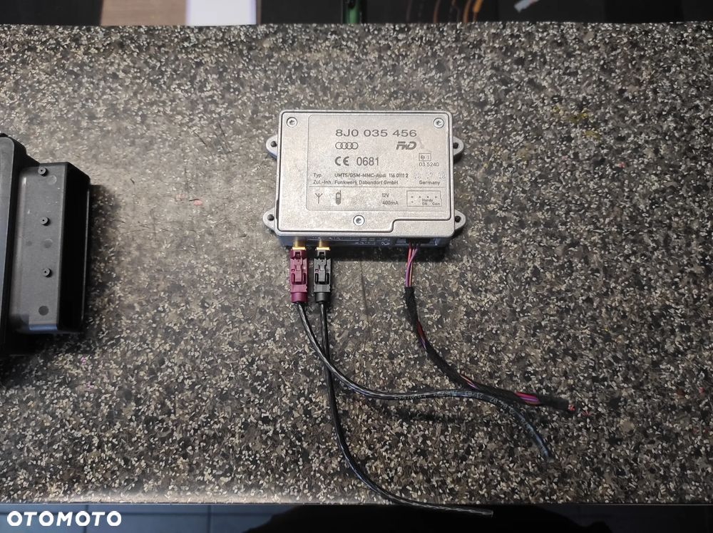 8J0035456 WZMACNIACZ RADIA MODUŁ AUDIO ANTENY AUDI A3 A4 A5 A6 A7 TT WYSYŁKA !!!!! - 1