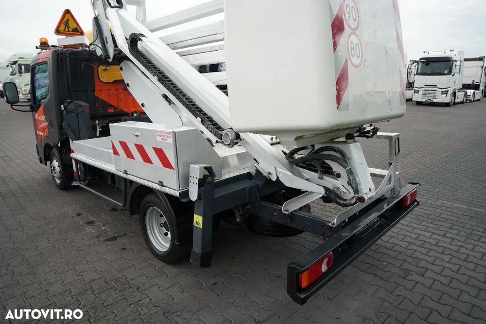 Nissan CABSTAR / ZWYŻKA 16,3 METRÓW / FRANCE ELEVATEUR /  BLIŹNIAK / UDŹWIG - 200 kg / 4 PODPORY / - 17