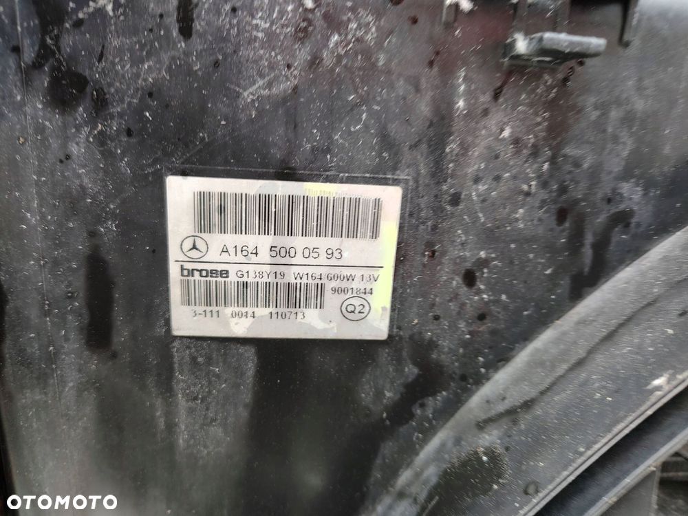 PAS PRZEDNI CHŁODNICE WENTYLATOR A1645000593 MERCEDES ML W164 3.0 CDI - 7