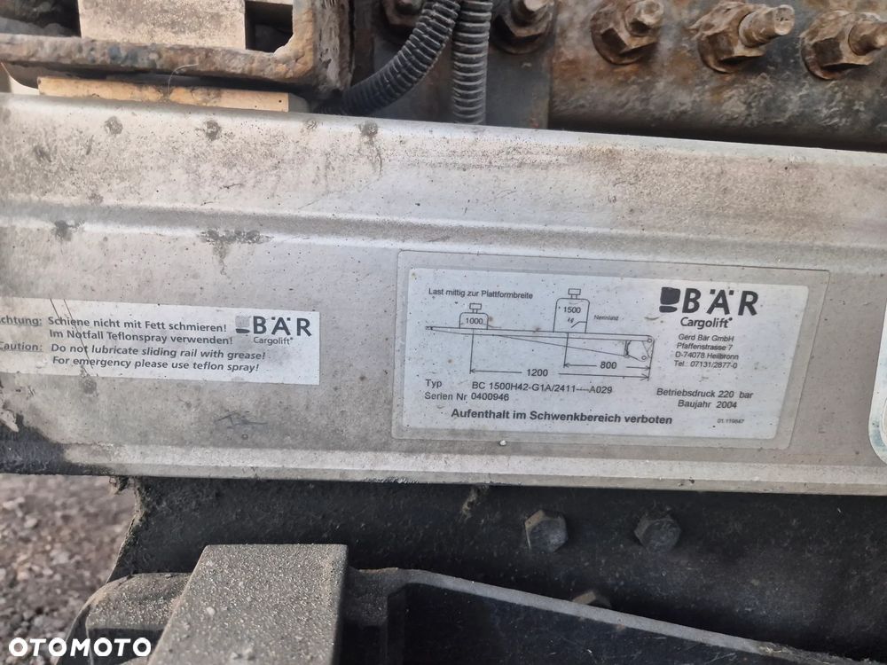 Winda BAR składana pod spód - 5