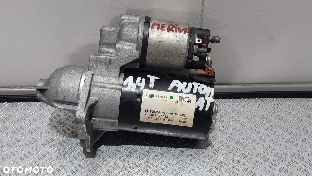 ROZRUSZNIK AUTOMAT OPEL MERIVA 1,4 TURBO R2012 NR 55578921