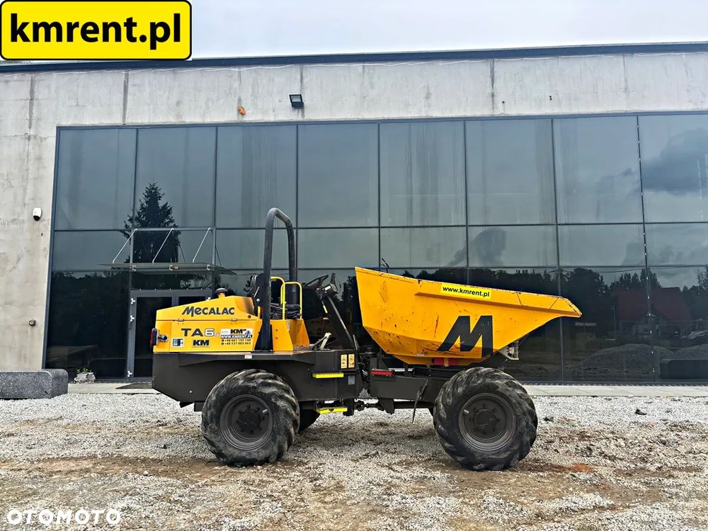 Mecalac TA6S WOZIDŁO 2019R | Wacker Neuson DV60, DW60, Thwaites 6 Tonne, MACH 2060, JCB 6T-1, 6T-2, Ausa D601 AHG, D600 APG, Hydrema 912, Terex TA6, TA6S, Benford PT6000, SXR6000, Bergmann C805S, 2060 R Plus, Volvo A25 - 1