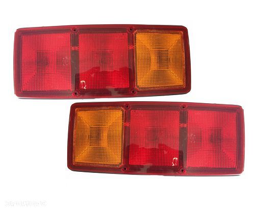 Lampa 3 Segmentowa Prawa + Lewa Żarówkowa 12/24 V TYŁ - 1