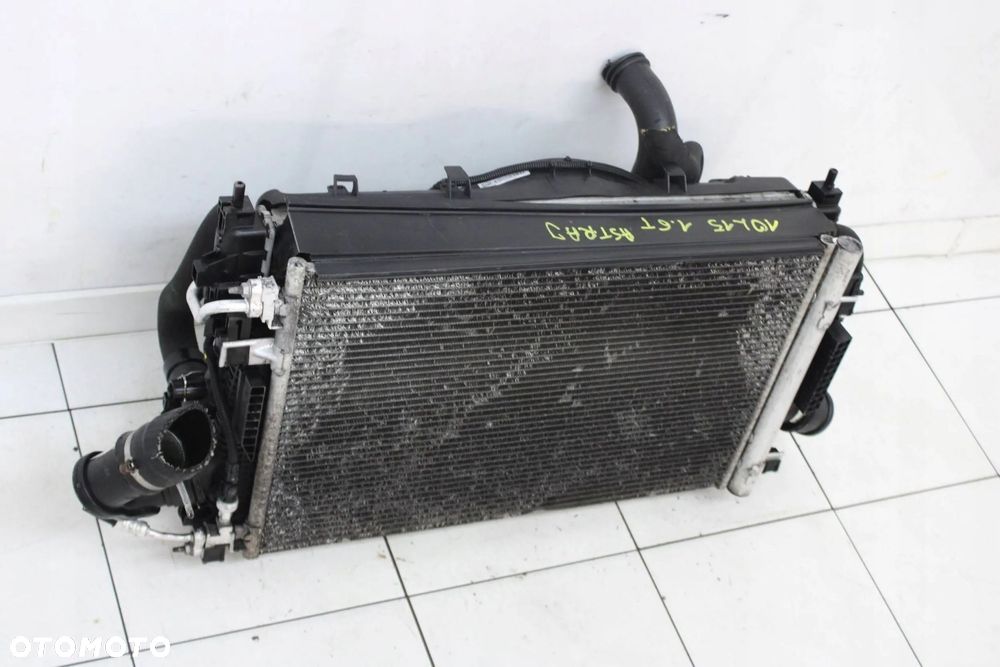 CHŁODNICE KOMPLET CHŁODNIC WENTYLATOR OPEL ASTRA J 4 GTC 1.6 T - 5