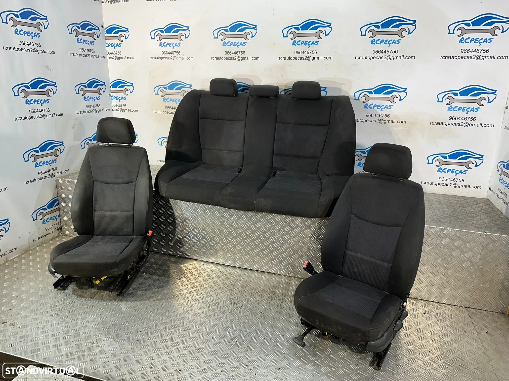 Conjunto Bancos Frente Frontal Tras Traseiros BMW Serie 3 E90 Sedan 2005 - 2011 - 4