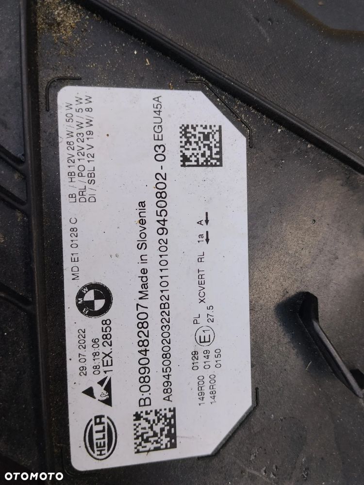 Lampa Prawa Full LED BMW G20 G21 Lift Lci Europa Bdb.stan - 4