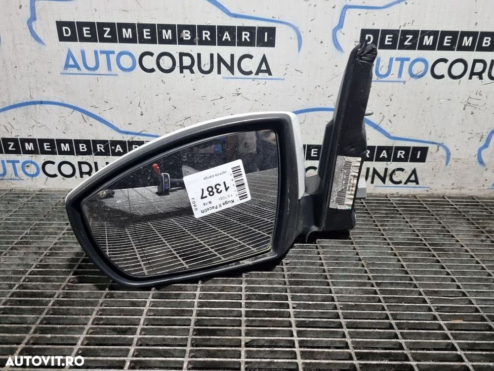 Oglinda stanga Ford Kuga II Facelift 2016 - 2019 4 Usi WHITE 5 D (1387) Fara rabatare - 3