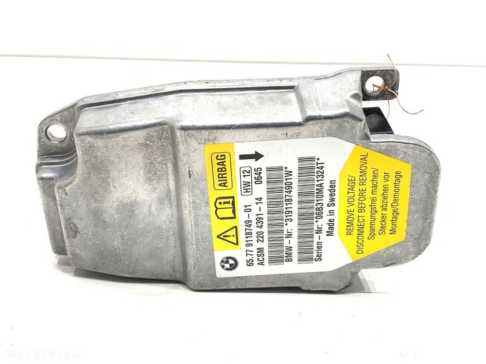 SENSOR AIRBAG  BMW 5 Touring (E61) 2004 - 2010 525 d 130 kW [177 KM] olej napędowy 2004 - 2007 - 1