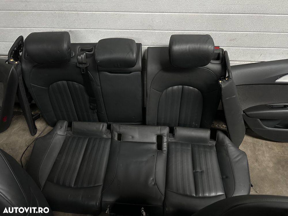 Interior piele S-line AUDI A6 C7 combi an 2011-2018 - 4