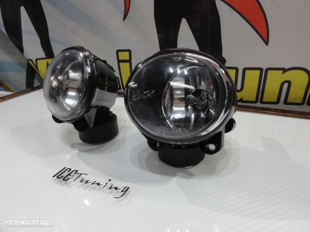 Farois de nevoeiro com luz branca 5000k para BMW F10, F11, F22, F23, E92, E93, F07 em cristal ou em fundo escurecido (smoke) - 8