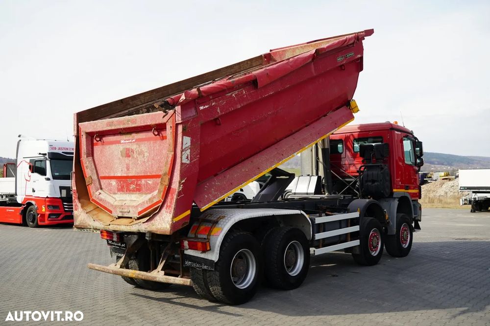 Mercedes-Benz ACTROS 4144 / 8x8 / BASCULATOR SPATE / MEILLER KIPPER / EURO 5 - 4