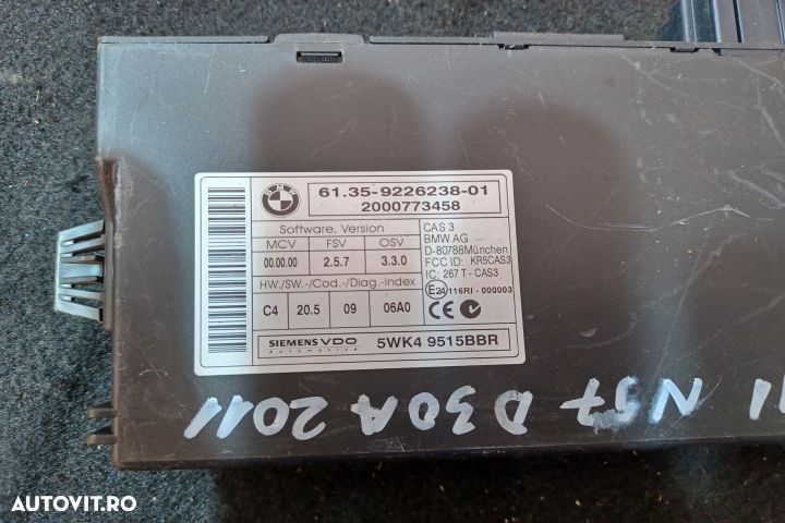 Modul confort 9226238 9226238-01 9226238 9226238-01 BMW Seria 3 E91 [ - 3