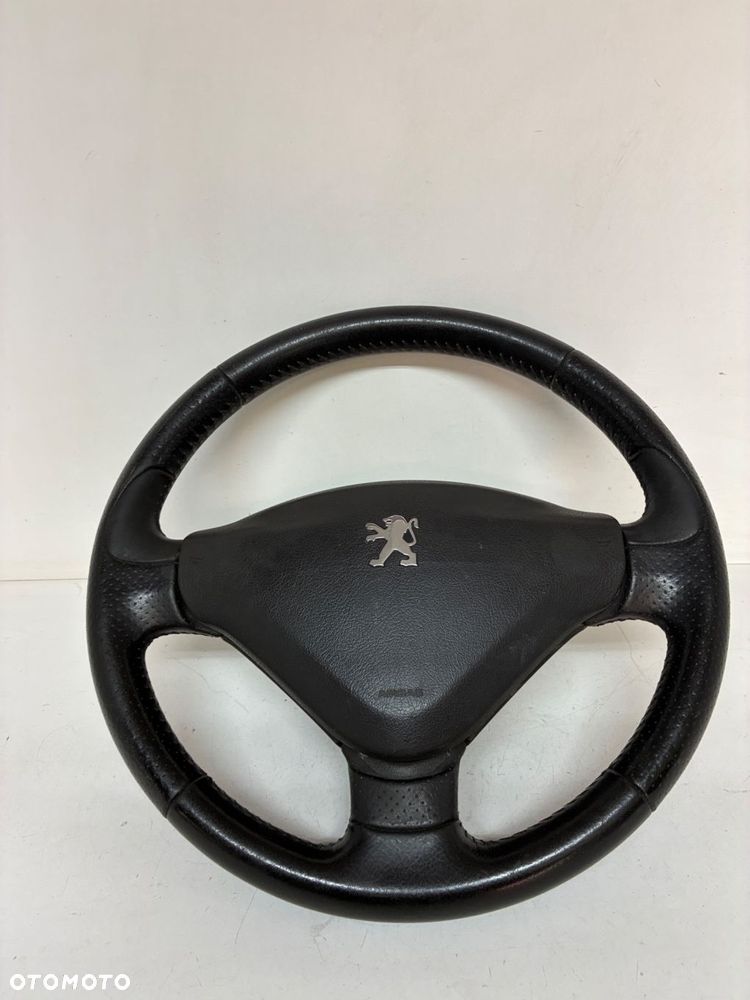 PEUGEOT 207 KIEROWNICA SKÓRA AIRBAG PODUSZKA KIEROWCY - 1