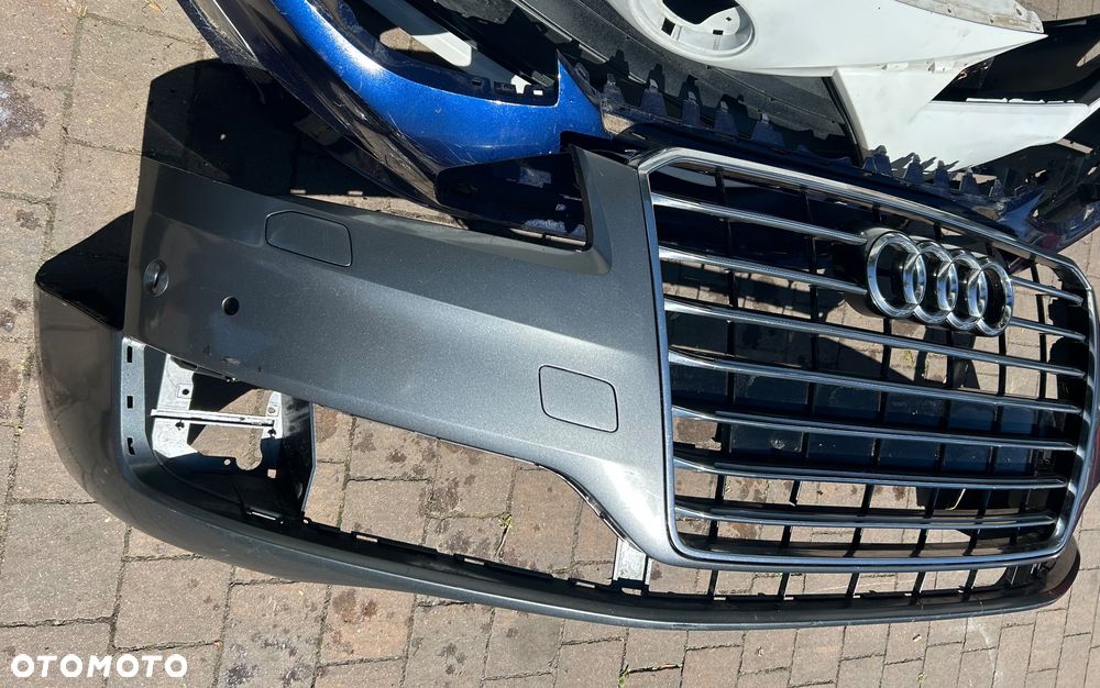 AUDI A8 D4 LIFT 13-ZDERZAK 6xPDC LZ7S ORG - 1