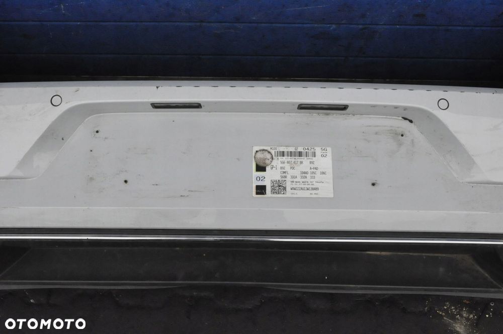 VOLKSWAGEN GOLF VII 5D HB ZDERZAK TYŁ TYLNY PDC - 6
