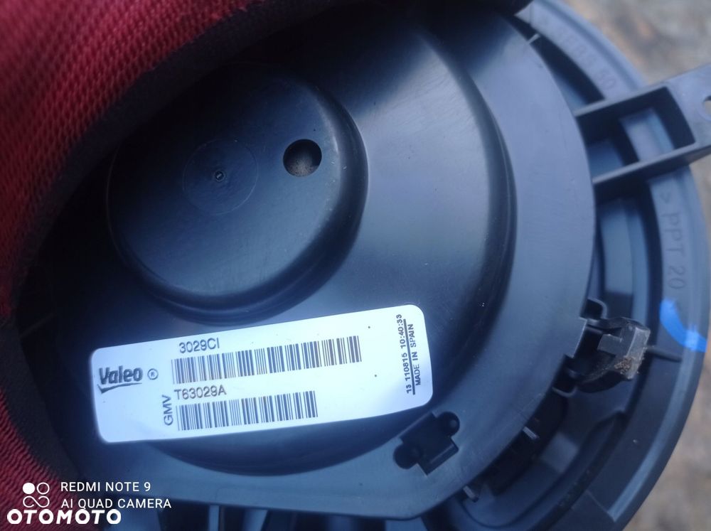 wentylator dmuchawy opel mokka 13110815 - 2