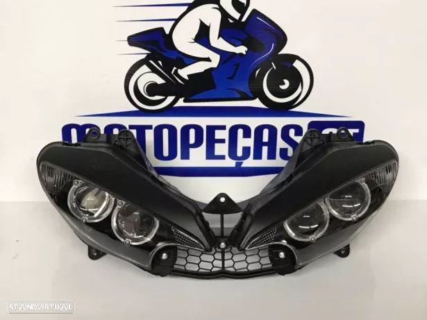 Farol Yamaha R6 ano 2003 até 2005 novo óptica ótica frontal - 1
