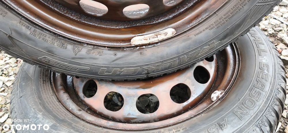 Koła felgi opony Falken Euroall 205 55 r16 M+S całoroczne 5x112 Passat b6 Golf 5 Touran 2 szt - 6