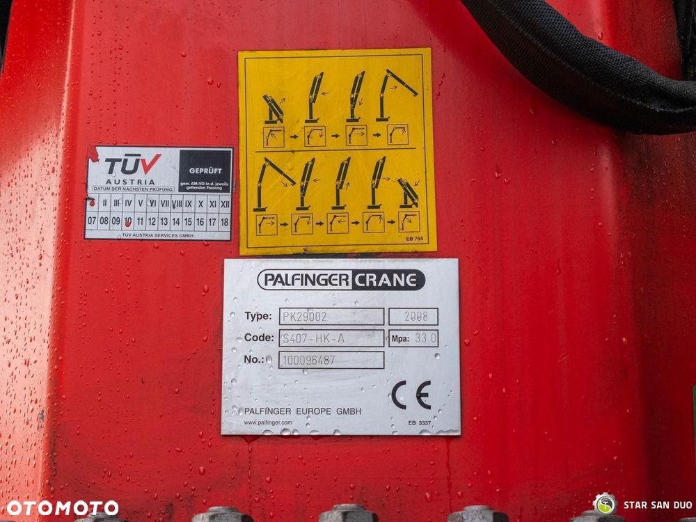 MAN TGS 33.400 6x4 PALFINGER PK 29002 HDS Żuraw Wciągarka Ciągnik - 27