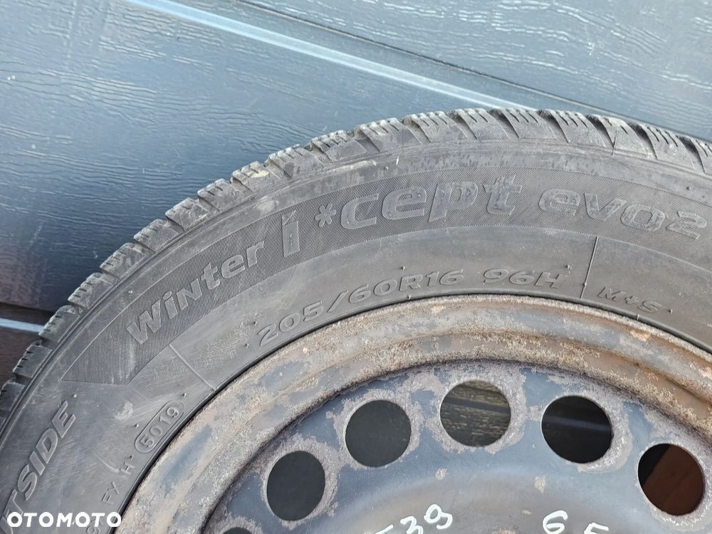 KOŁA FELGI STALOWE OPONY ZIMOWE 205/60 R 16 OPEL ASTRA J K MOKKA 5x105 ET39 - 10