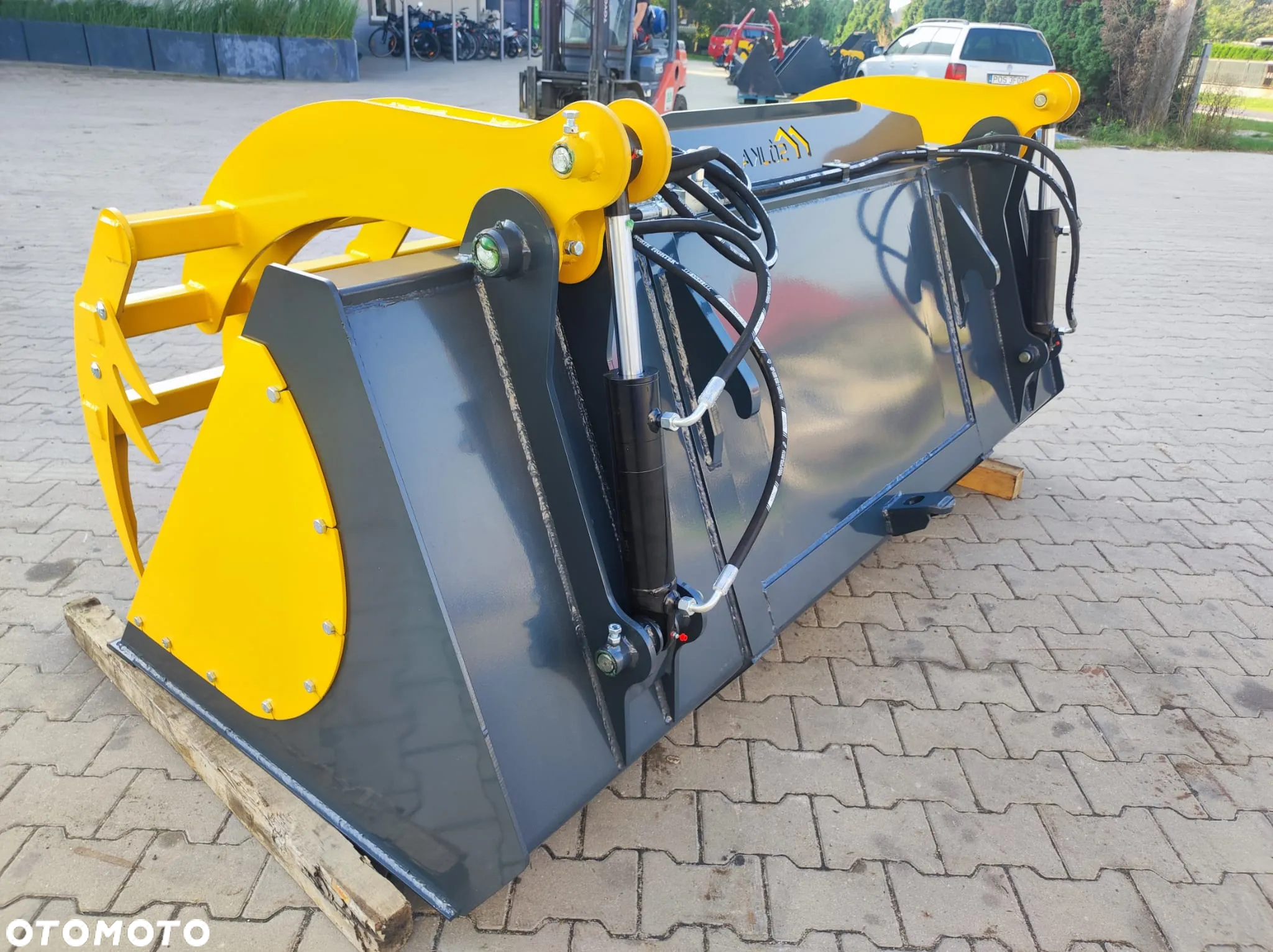 !RATY! Łyżko-krokodyl, ząb palony,240 cm, ładowarka Claas, JCB, Matbro, Merlo, Kramer, Dieci, CAT - 2