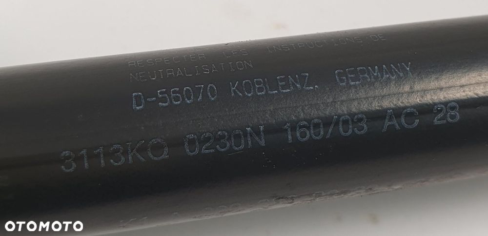 SIŁOWNIK TELESKOP MASKI MERCEDES W220 A2208800329 - 2