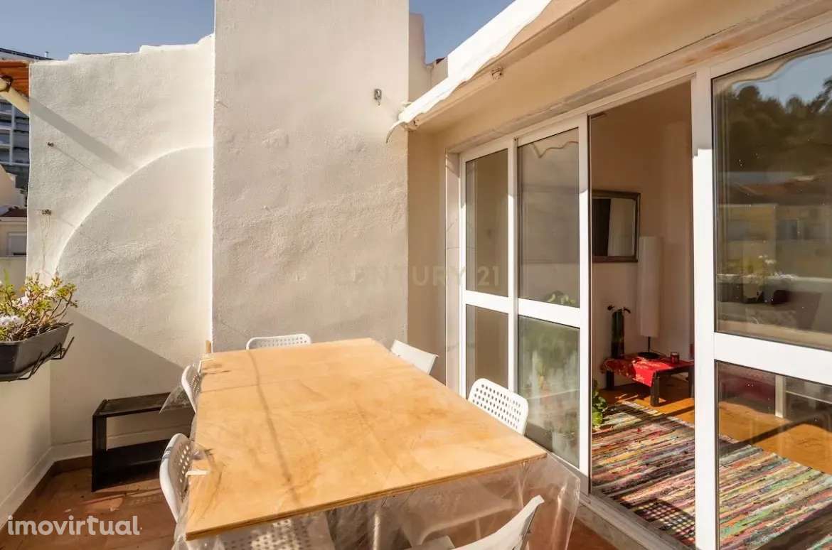 T1 com Terraço – Cruz Quebrada, Dafundo - Grande imagem: 2/22