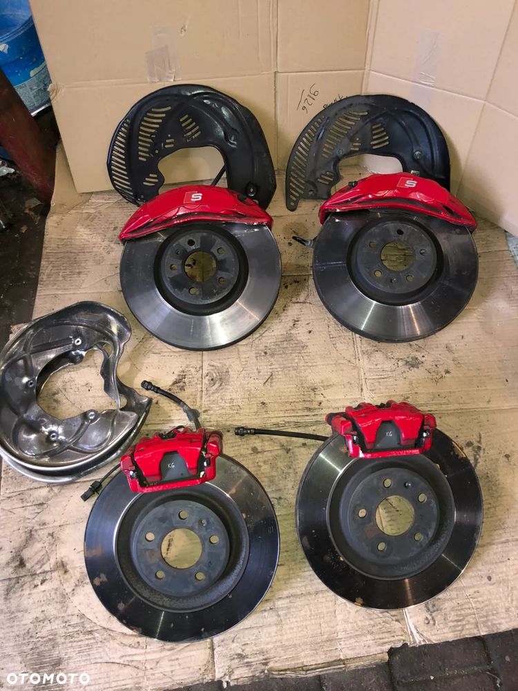 ZACISKI ZACISK HAMULCOWY TARCZA AUDI A4 B9 S4  S5 8W0 gwa!!!! - 1