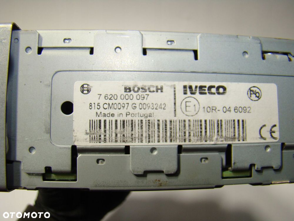 radio cd mp3 bluetooth 5801871627 iveco daily bosch 7620000097 2014- - 8
