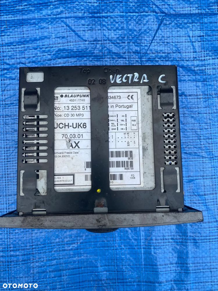 RADIO OPEL VECTRA C SIGNUM ASTRA H MERIVA A 13253511 - 3
