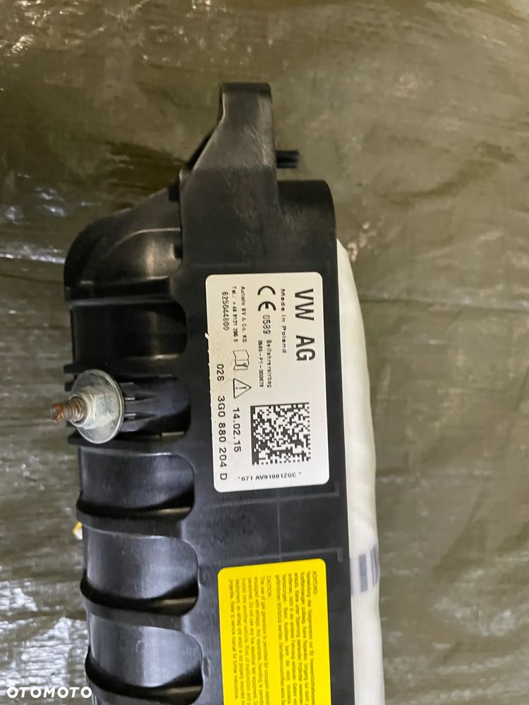 Vw Passat B8 poduszka airbag pasażera 3G0880204D - 2
