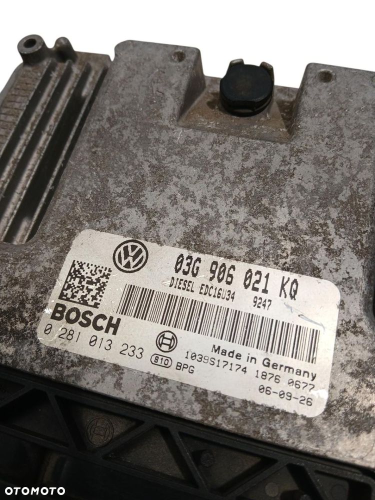 KOMPUTER SILNIKA VW GOLF V PLUS 1.9 TDI 03G906021KQ 0281013233 - 4