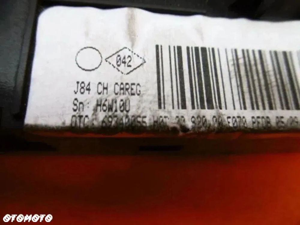 Renault Scenic II Panel Sterowania Nawiewu Klimatronik 69340055 - 5