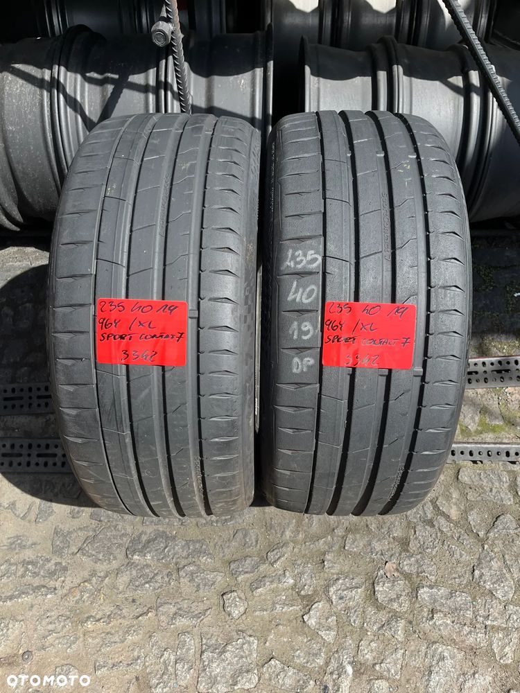Continental Sport Contact 7 235 40 19 ( 96Y XL ) 2szt. opony letnie - 1