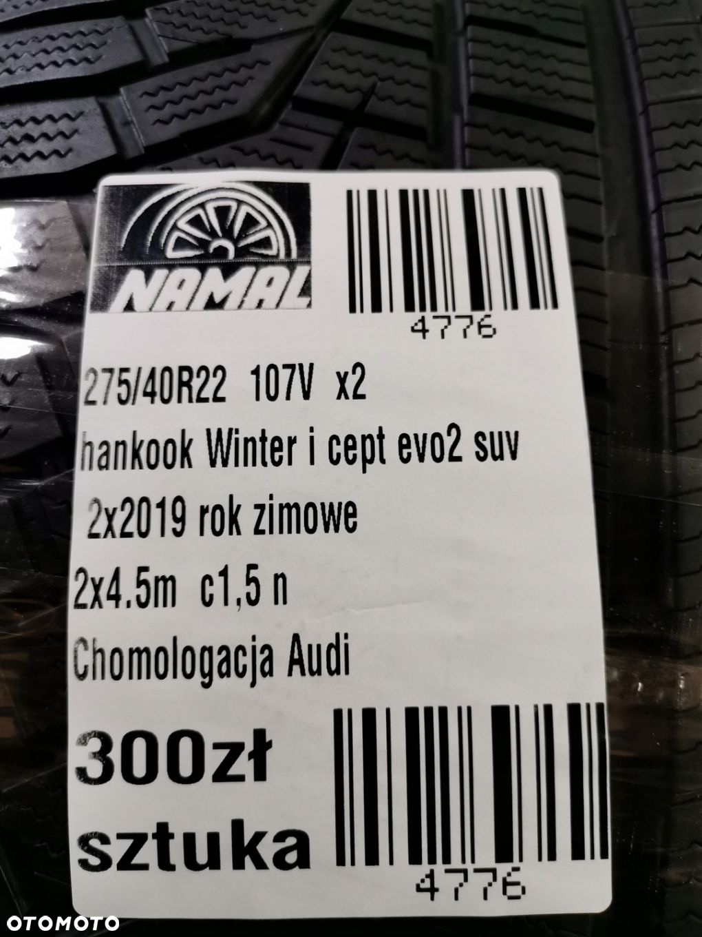 275/40r22 hankook 2019 opony zimowe 4776 - 8