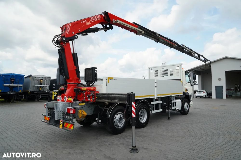 DAF CF 450 / 6x2 / LIVRARE / HDS FASSI F 245 / 6x EXTENSIE - 17 M / ROTARE / RADIOCOMANDĂ / EURO 6 / 2018 - 5