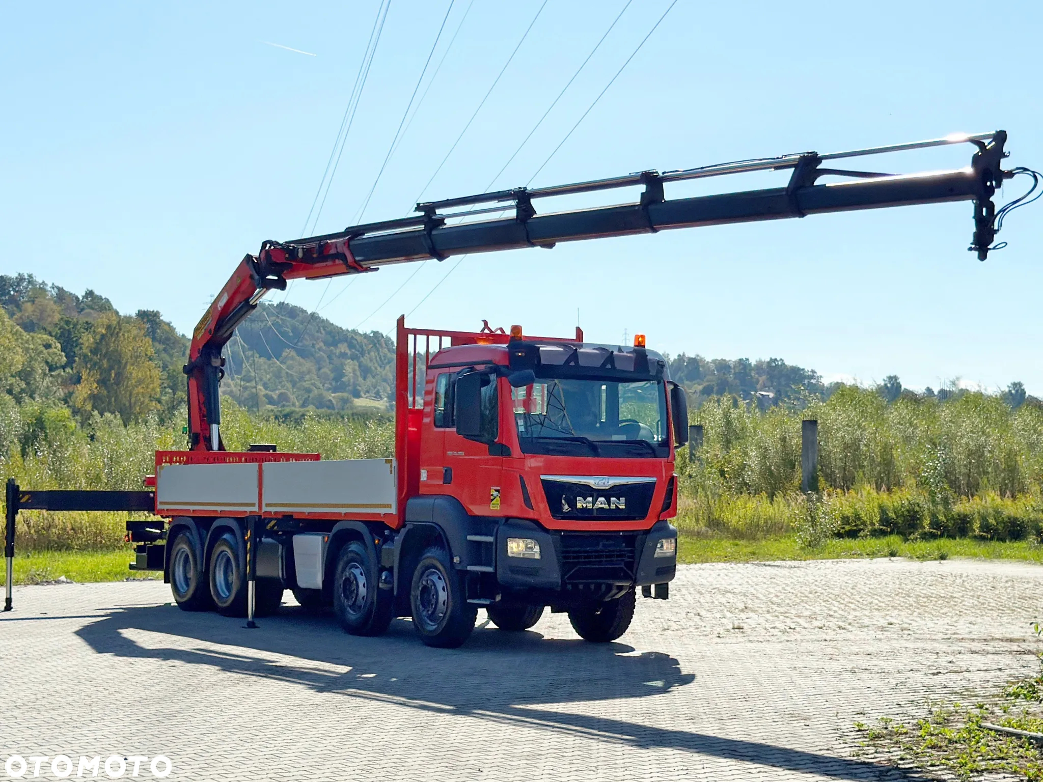 MAN TGS 35.400 * SKRZYNIA 6,80m * PK 26002 - EH D + PILOT * 8x4 * STAN BDB - 2