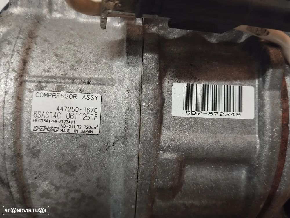 COMPRESSOR AC MERCEDES CLA GLA A-CLASS W176 447250-1670 A0008303502 - 5