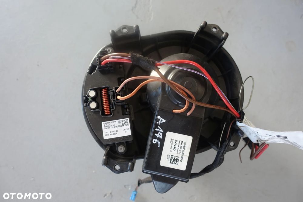DMUCHAWA WENTYLATOR REZYSTOR MERCEDES W176 W246 17r. - 1