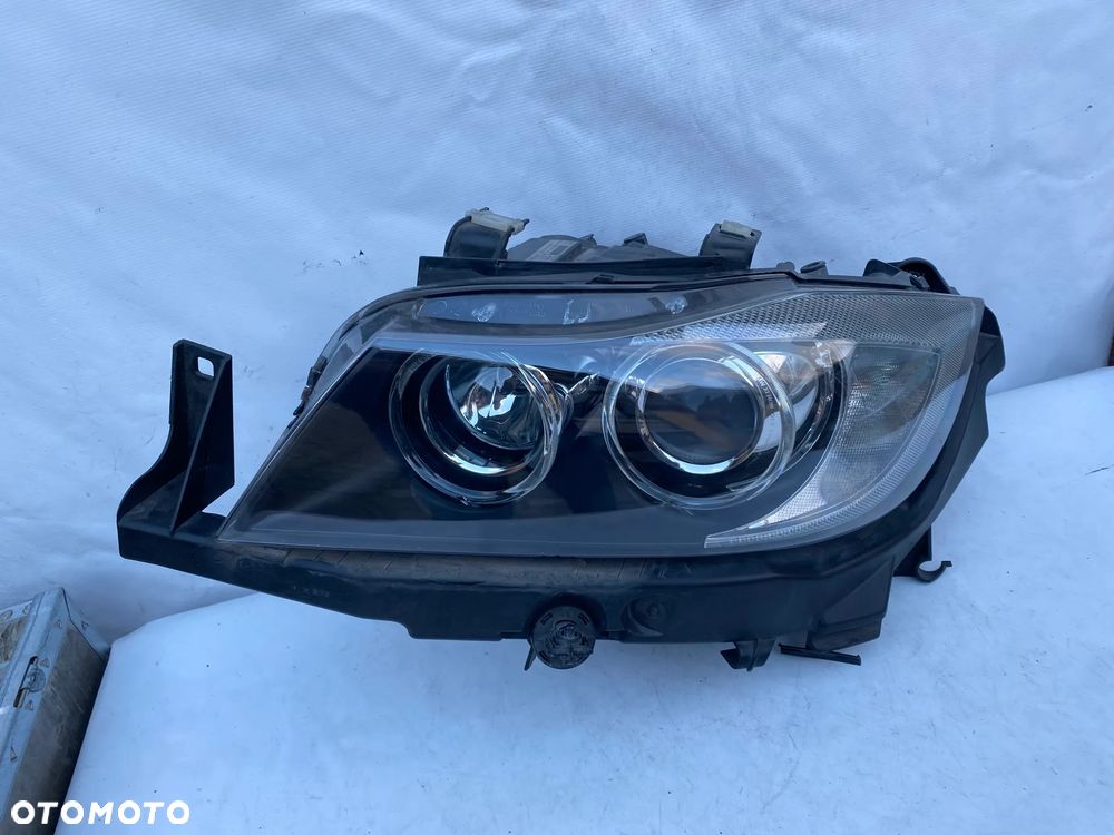 lampa bmw 3 e90 bi xenon nieskrętny lewa eu cała - 1