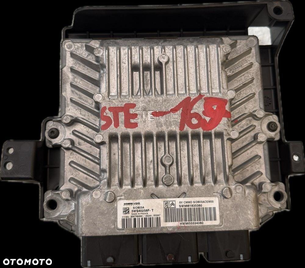 Sterownik Silnika ECU Komputer Citroen Peugeot 9655534080 - 1