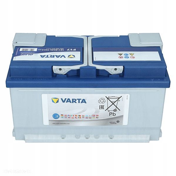 AKUMULATOR VARTA BLUE DYNAMIC 80AH 740A F17 P - 6