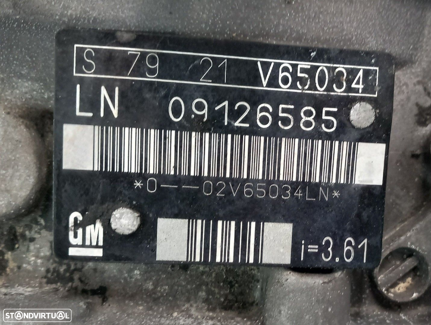 Caixa de velocidades manual OPEL Vectra B Caravan (31_) - 5