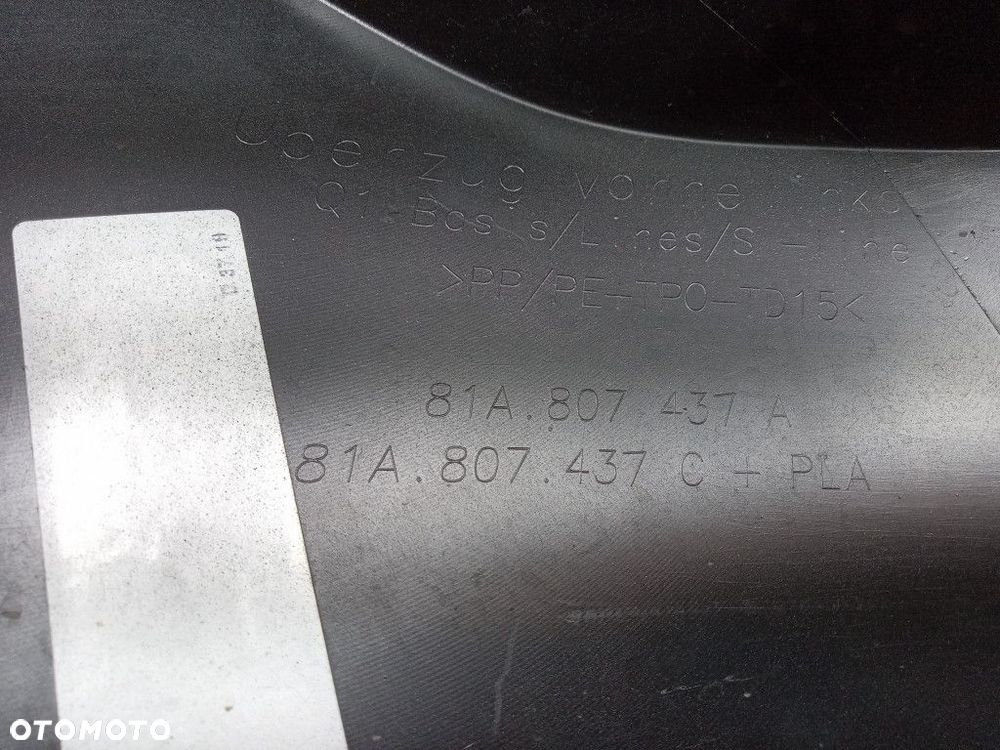 AUDI Q2 S-LINE 16- NAROŻNIK ZDERZAKA LEWY PRZÓD 81A807437 - 5