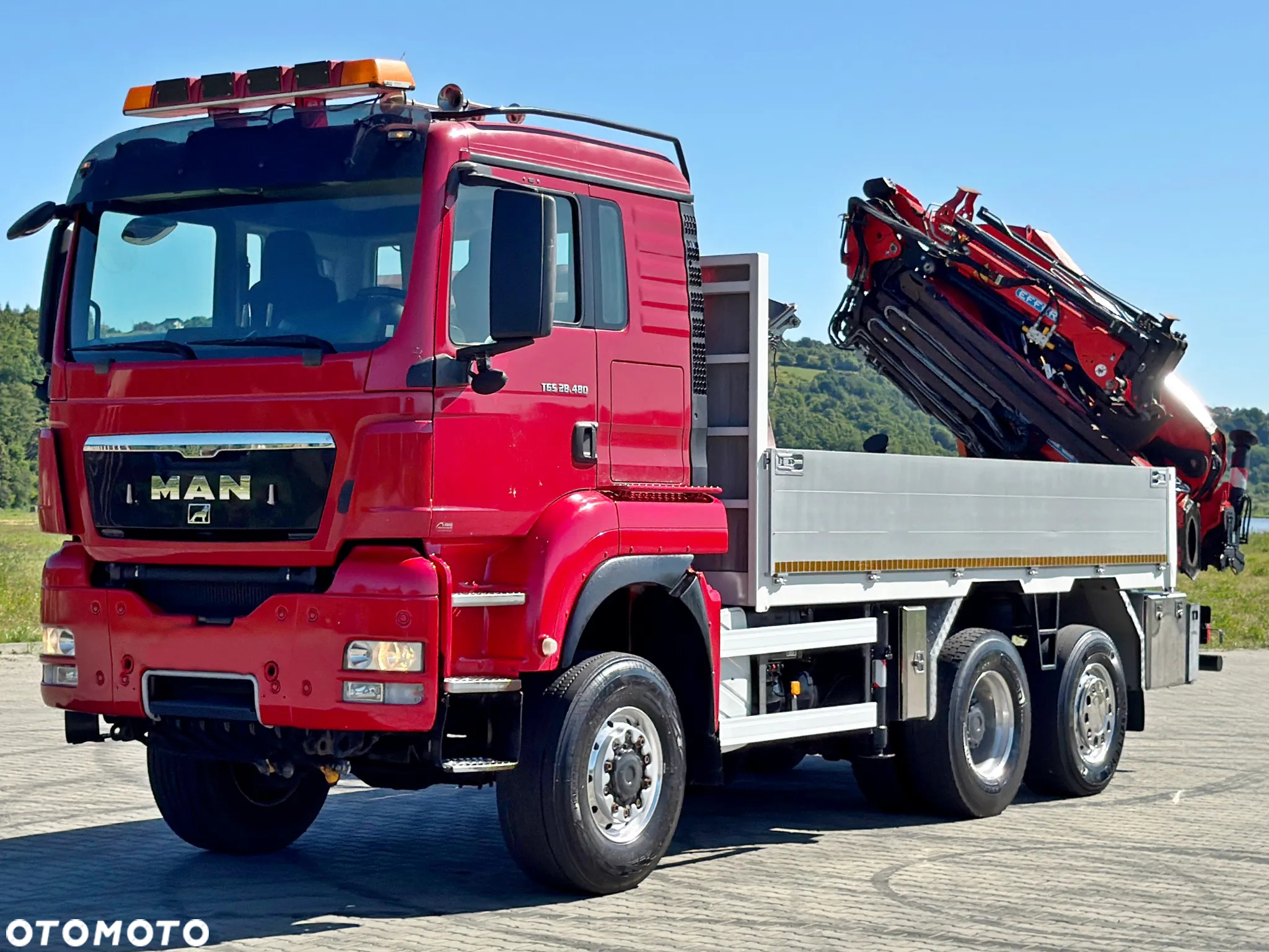 MAN TGS 28.480 * SKRZYNIA 5,00 m * EFFER 255/5S + JIB 3S + PILOT * 6x4 * STAN BDB - 4