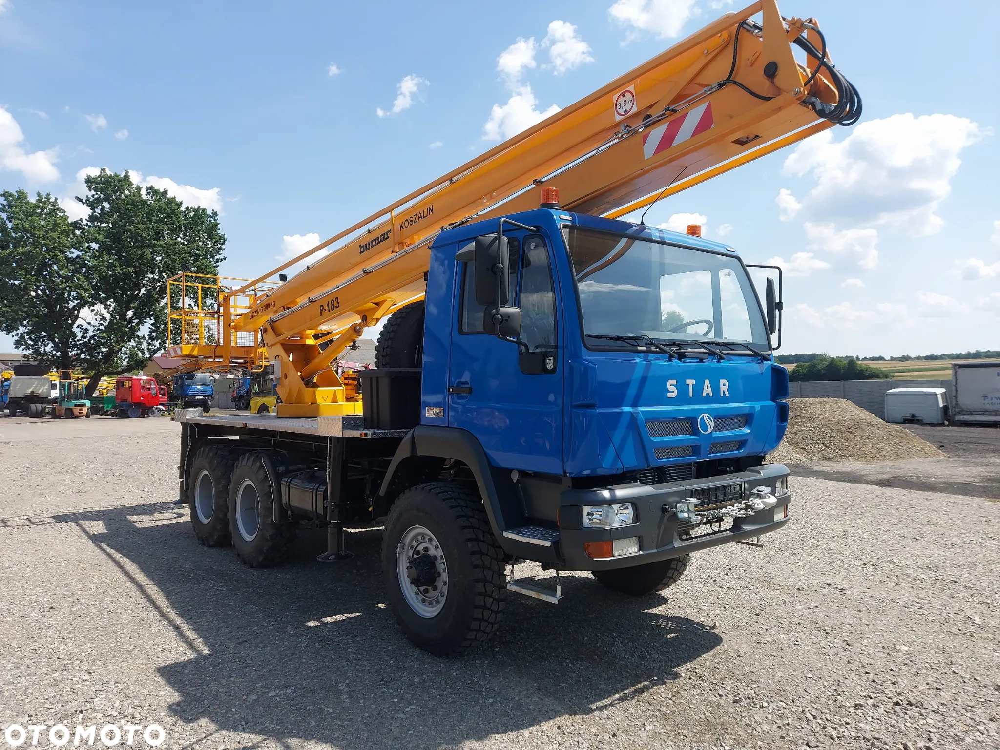 Star 266 M 6x6 MAN PODNOŚNIK KOSZOWY BUMAR KOSZALIN P-183/184 Zwyżka - 2