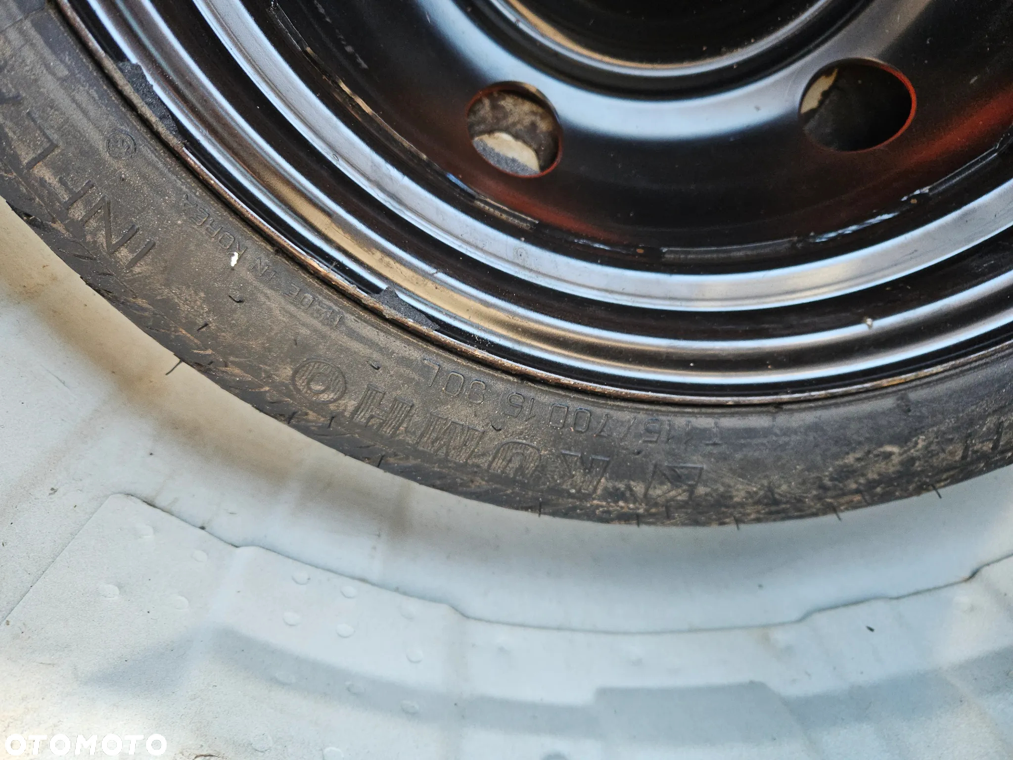 Koło dojazdowe dojazdówka Hyundai i20 I 2013r T115/70D/15 4x100 Kumho ET46 - 2