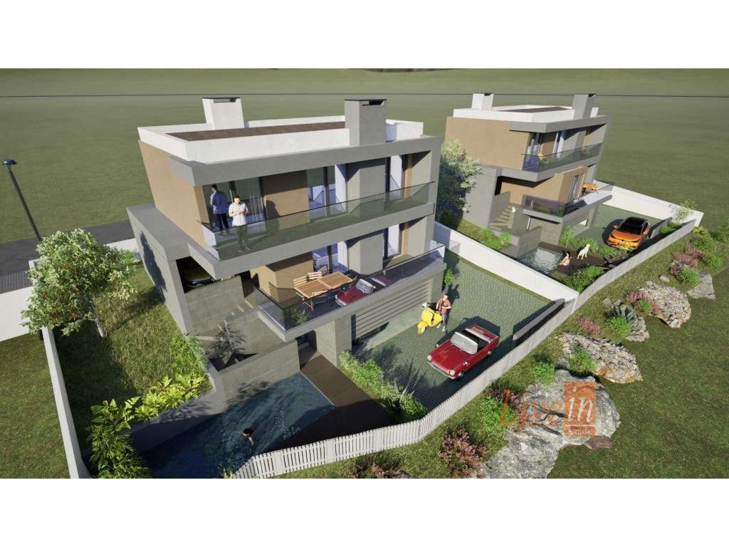 Lote de Terreno para 2 Moradias com Projeto Aprovado e Vista Mar na... - Grande imagem: 3/21
